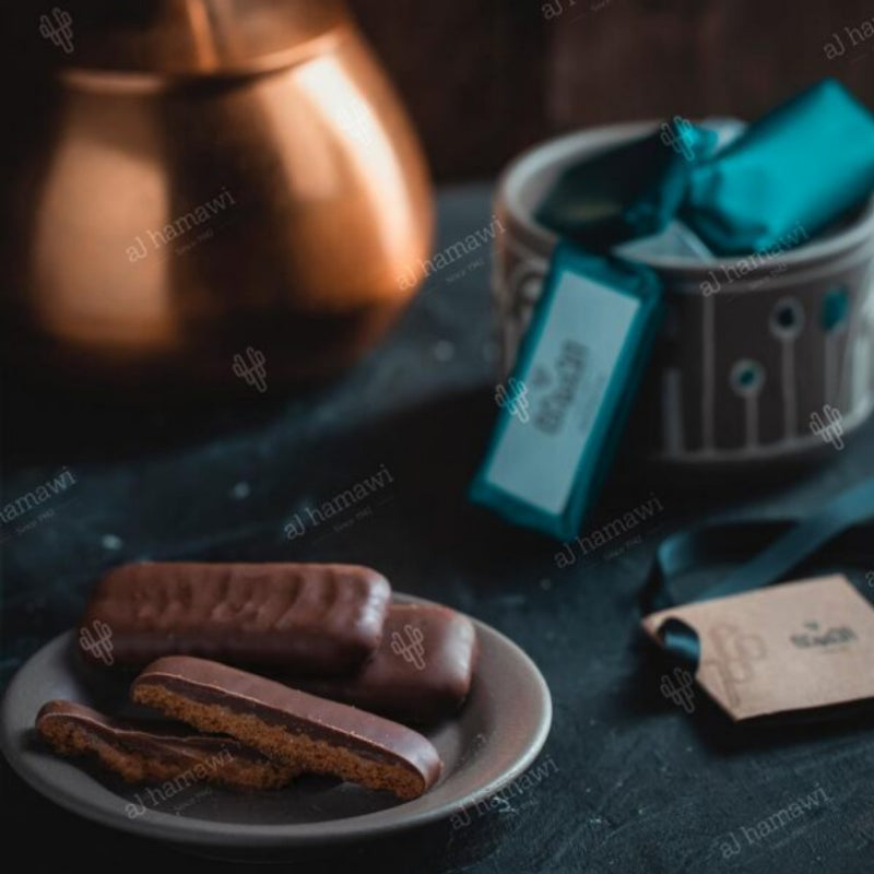 Chocolate-Coated Biscuit
