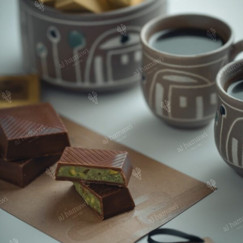 Chocolate with Aleppo Pistachio Paste