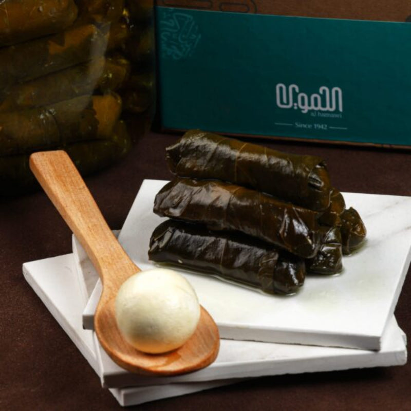 Grape Leaves Stuffed with Labneh