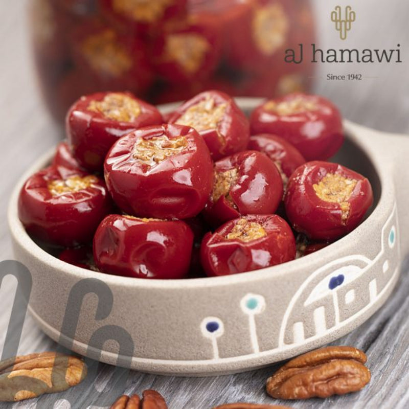 Red Peppers Stuffed with Walnuts